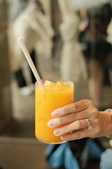 glass of orange juice
