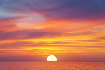 Colours of sunset.