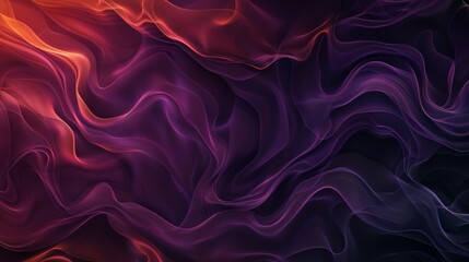 Abstract vibrant waves in dark shades, creating a mesmerizing, fluid, and dynamic composition. Perfect for backgrounds and digital designs.