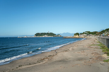 夏の七里ヶ浜 鎌倉市