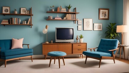 Fototapeta premium Photo interior modern design room 3d illustration