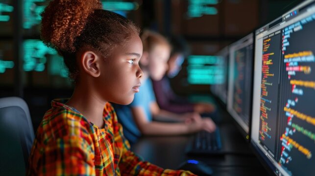 Mentor Leading Coding Bootcamp for Secondary Students Focusing on Programming Skills and Technology Education