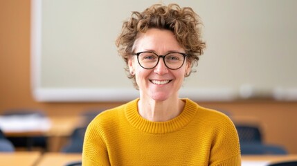 Fototapeta premium University instructor conducts in depth workshop on advanced research methods experiential learning and academic skill development for college students scholars and researchers