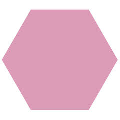 Hexagonal shape in the study of geometric, the geometry shape of prism