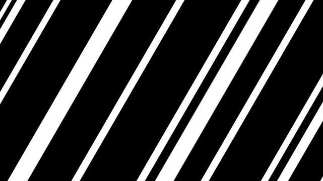 Animated oblique stripes transition mask