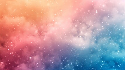 Obraz premium Ethereal Colorful Gradient Sky with Abstract Cloud Pattern