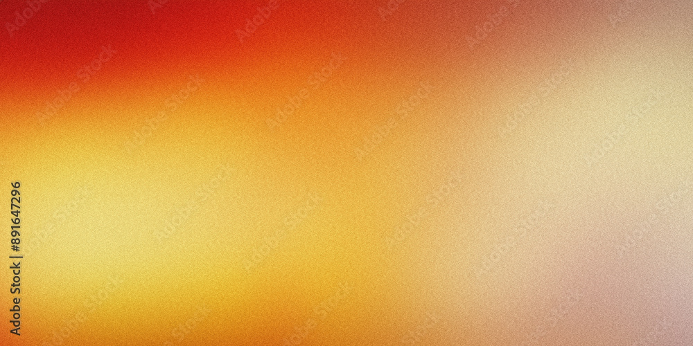 Aufkleber grainy textured abstract background transitioning from red to yellow