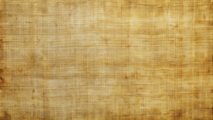 High-resolution image featuring a worn, aged papyrus-inspired plain canvas fabric texture with subtle wrinkles and golden undertones.