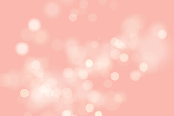 Blurred bokeh light. Defocused blinking stars and sparks. Abstract vector illustration.