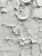 Obraz premium White rough filler plaster facade wall texture background