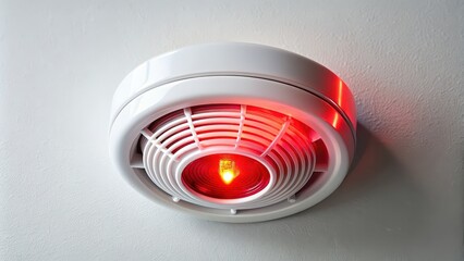 Fire alarm detector with strobe light for the hearing impaired, fire alarm, detector, strobe light, safety