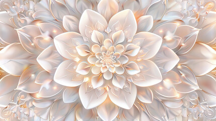 A beautiful mandala flower pattern background