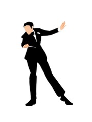 ブラックタイの指揮者