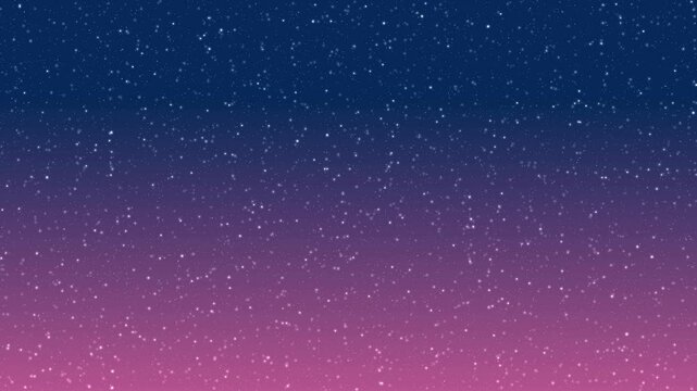 動くきれいな星空の背景素材