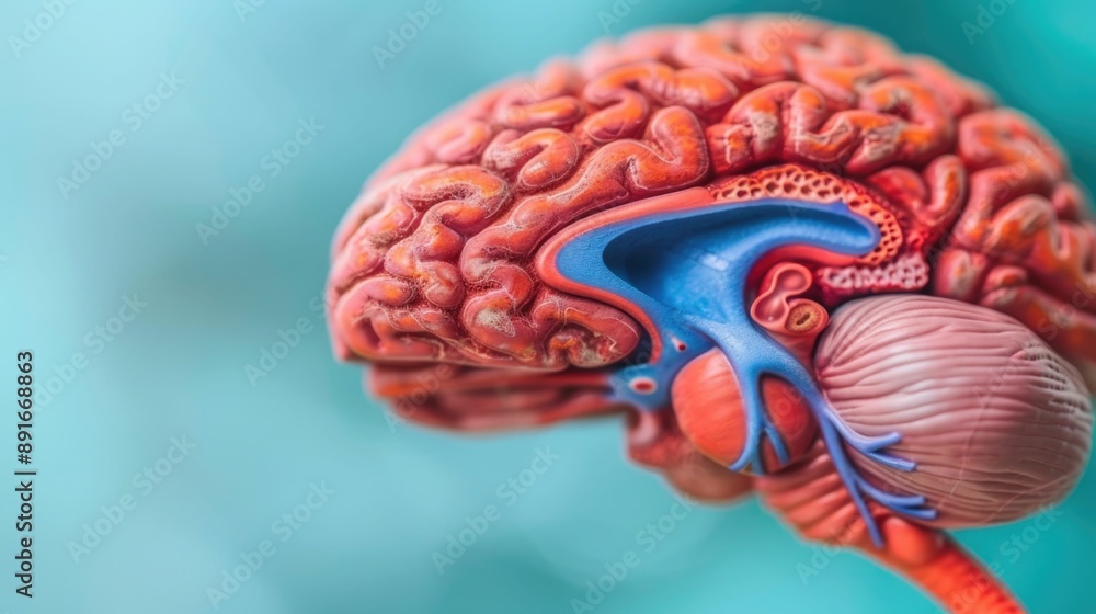Poster detailed and highly textured of an endocrine glands chart showing the pituitary thyroid adrenal and 
