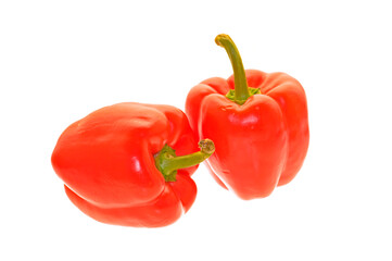 bell pepper isolated on white background