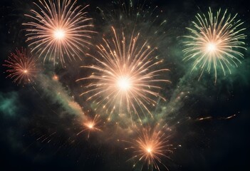 Fototapeta premium fireworks celebration