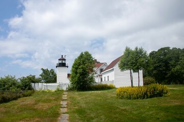 Grounds at Fort Point Lighthouse