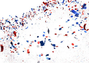 A burst of colorful confetti against a black background It s like a celebration in motion