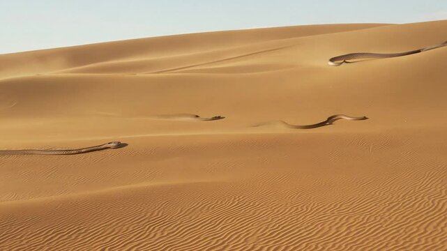 snakes in the sand