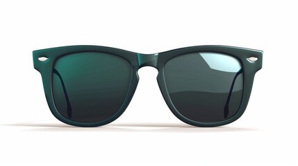 Fototapeta premium sunglasses on white. Accessories isolated on white. Photo realistic photo.