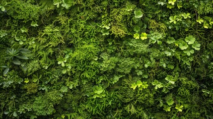 Green Mossy Wall Texture.