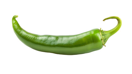 Beautiful hot green chili pepper