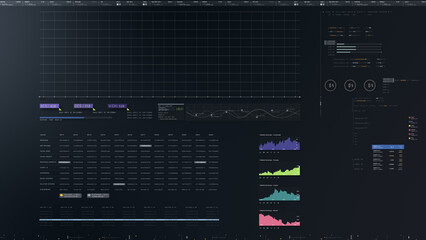 Dynamic data visuals for business info graphics, animated charts, and data-driven insights for a business meeting mock-up. Explore the world of trading, stock exchanges, and crypto