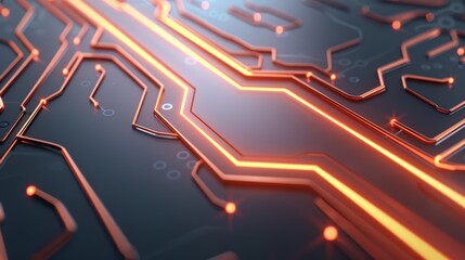 A futuristic abstract background with glowing, circuit-like patterns in blue and green, high-resolution photo, realistic photo, cinematography, hyper realistic