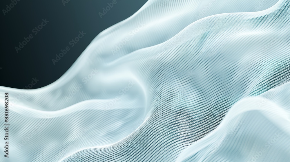 Poster a minimalistic abstract background with thin, white lines on a solid black background, high-resoluti