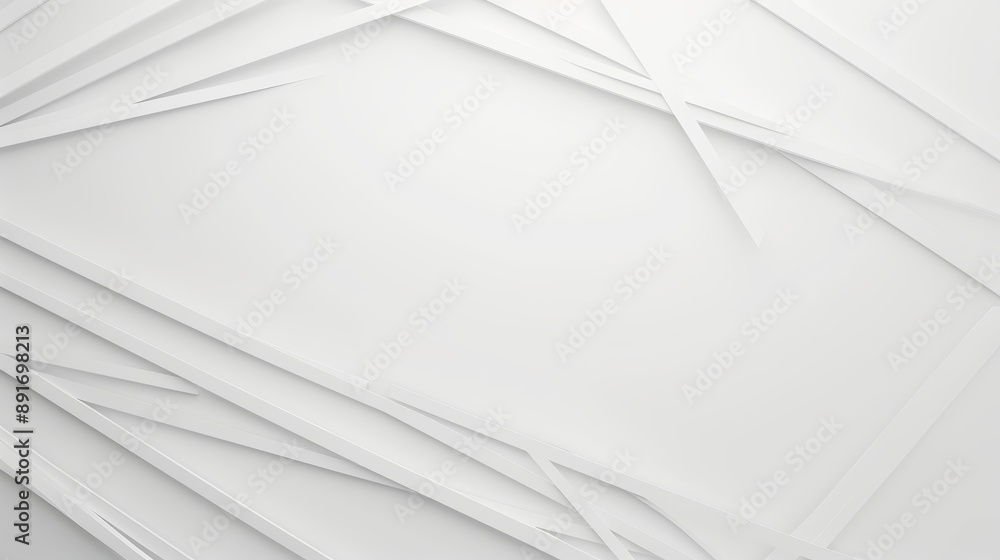 Poster a minimalistic abstract background with thin, white lines on a solid black background, high-resoluti