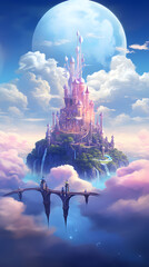 Moonlit Cloud Castle