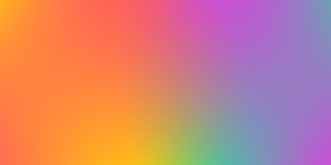 Abstract Gradient Background - Rainbow Colors