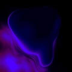 Abstract Purple and Blue Swirling Background