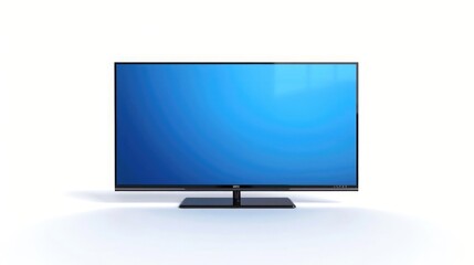 Fototapeta premium big led tv isolated on white background