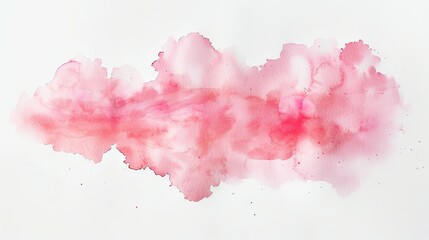 Fototapeta premium Pink watercolor abstract background. Delicate and airy pink watercolor brush strokes create a soft, abstract background. Ideal for adding a touch of artistic beauty to your designs.