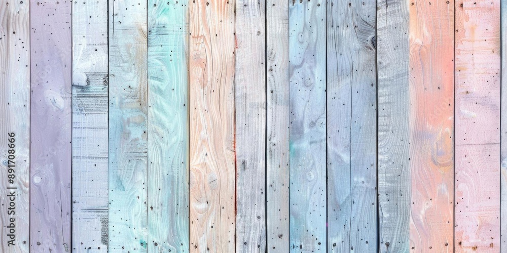 Aufkleber charming pastel wood texture with planks, creating a gentle and elegant background for various appli