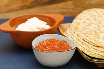 Orange salted salmon roe 