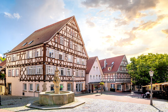 Altstadt, Backnang, Deutschland 