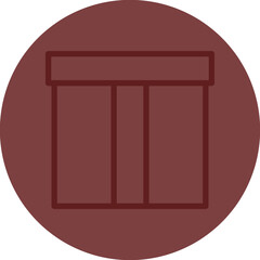 Box Vector Line Maroon Circle Maroon