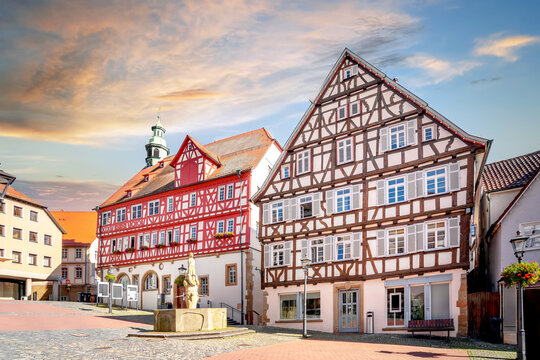 Altstadt, Backnang, Deutschland 