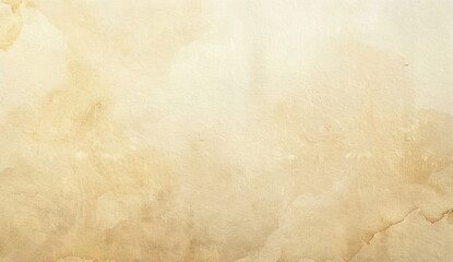 Obraz premium Light beige watercolor paper background with soft grain texture