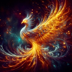 Infinite Flames: The Resplendent Phoenix