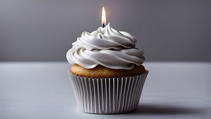 silver color Cupcake
