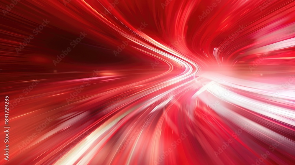 Poster abstract red motion blur background with dynamic lines, modern design. background technology futuris