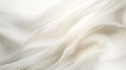 Obraz premium Abstract Background with Smooth Silk Fabric Texture and Elegant White Waves