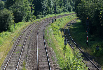 railway in the countryside