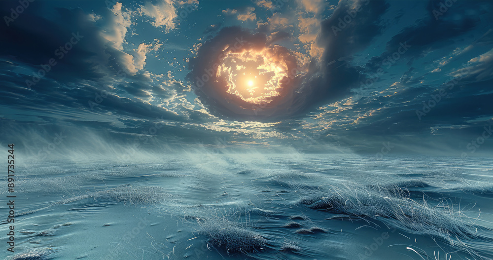 Poster in the ancient and primeval time, when the heaven and earth first opened, mysterious power was nurtu