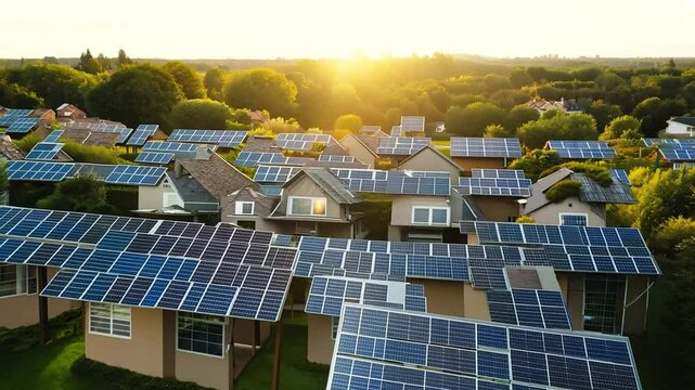 stunning homes with solar panels installed on the top