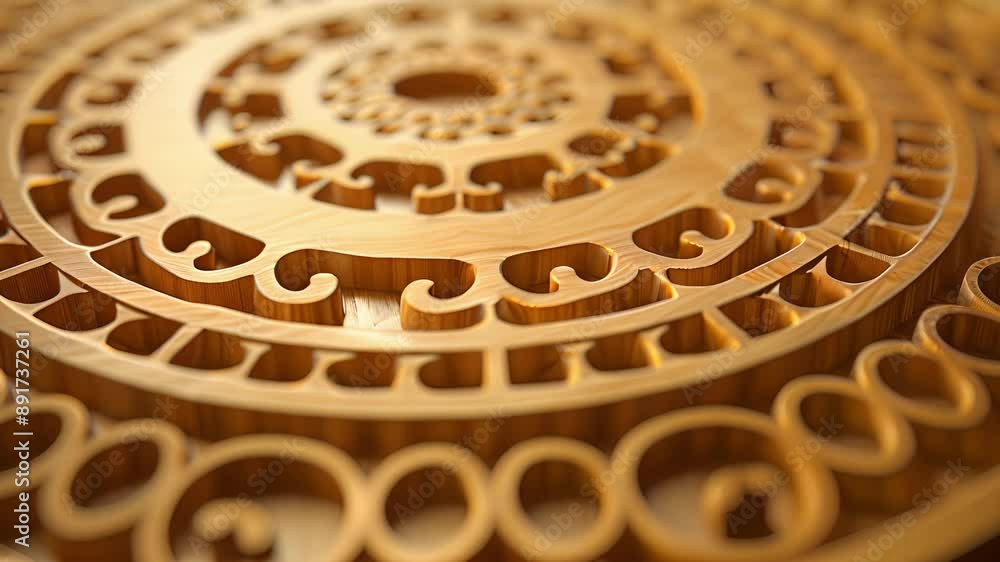 Aufkleber the intricate design of a ting board is revealed in a closeup shot displaying the precision and arti